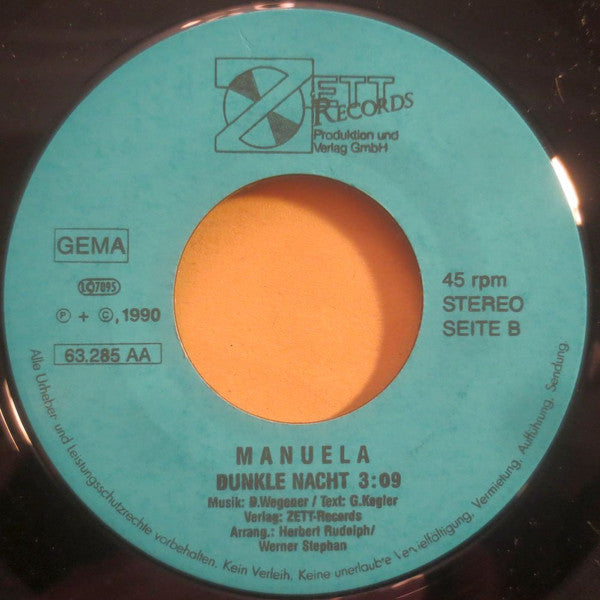 Manuela (5) : Für Immer (You Got It) (7", Single, Promo)