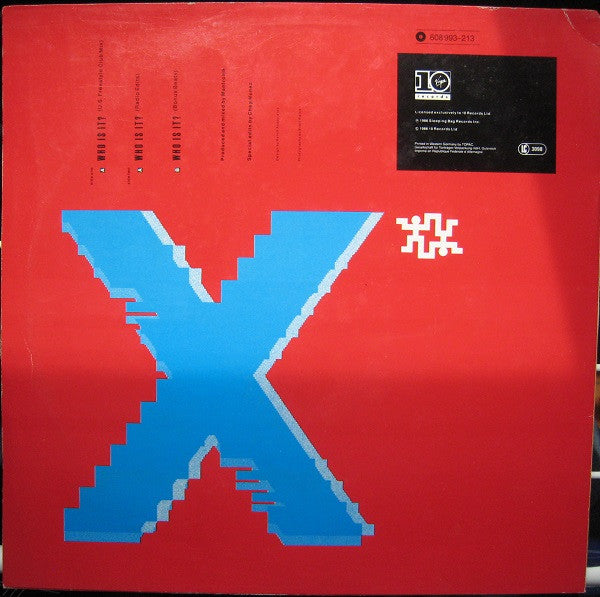 Mantronix : Who Is It? (12", M/Print)