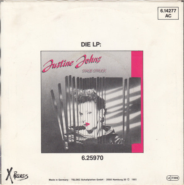 Justine Johns : Reach Out (And Tell Me What You Need)  (7", Single)