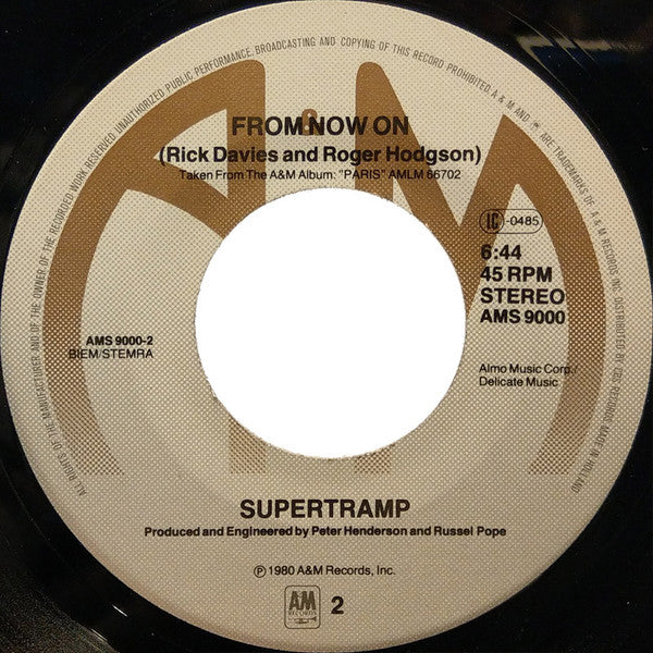 Supertramp : Take The Long Way Home [Live Version] (7", EP)