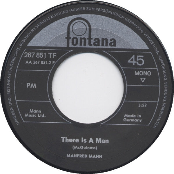 Manfred Mann : My Name Is Jack / There Is A Man (7", Single, Mono)