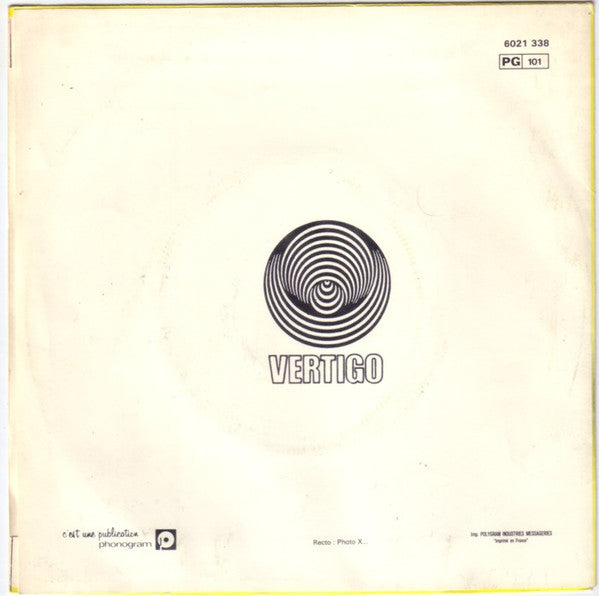 Jo Lemaire + Flouze : Je Suis Venue Te Dire Que Je M'en Vais / Shade Of Night (7", Single)