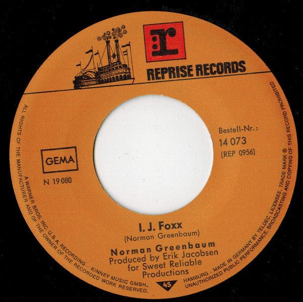 Norman Greenbaum : I.J. Foxx (7", Single)