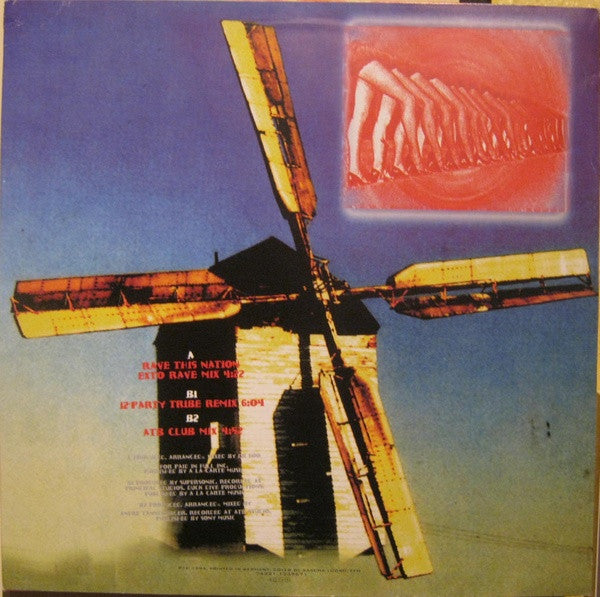 DJ. Jacques O.* : Rave Can Can (12", Promo, Red)