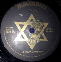 Lenox Cameron : It's You (7", Single)