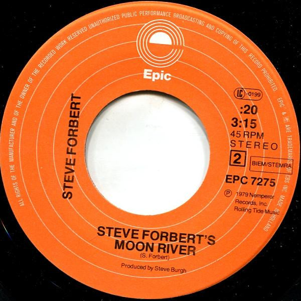 Steve Forbert : Goin' Down To Laurel / Steve Forbert's Moon River (7", Single)