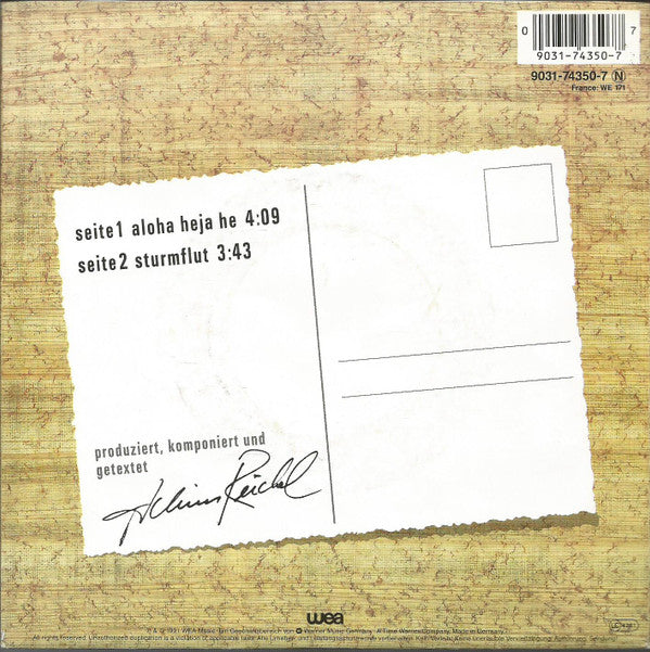 Achim Reichel : Aloha Heja He (7", Single, Big)