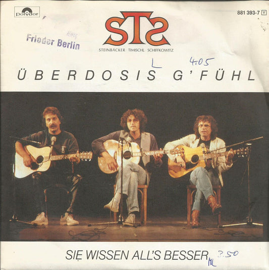 STS (3) : Überdosis G' Fühl (7", Single)
