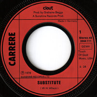 Clout : Substitute (7", Single)