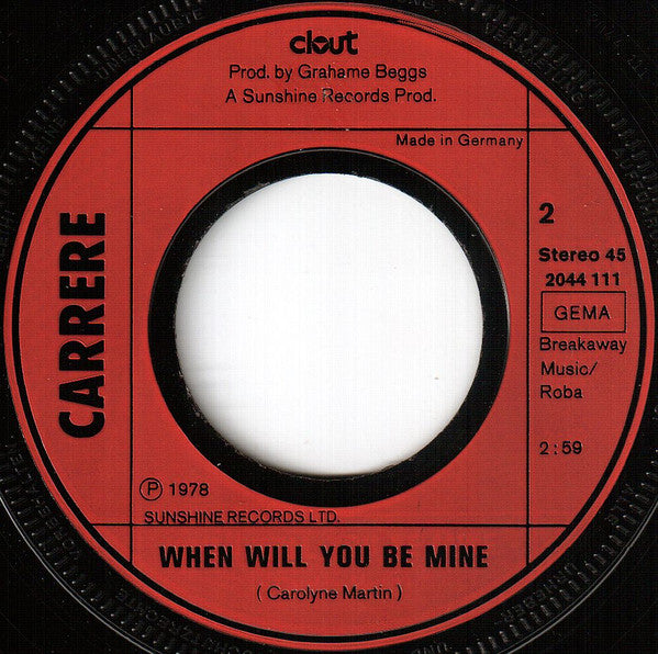 Clout : Substitute (7", Single)