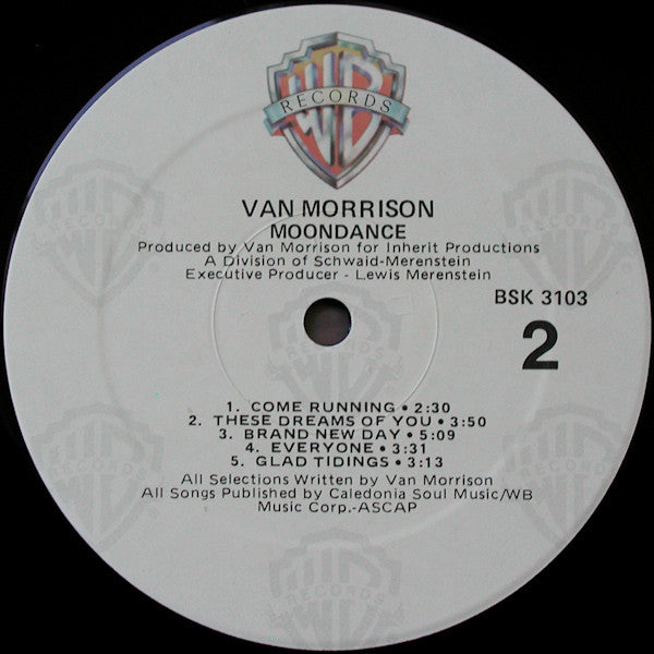 Van Morrison : Moondance (LP, Album, RE, RP, Bar)