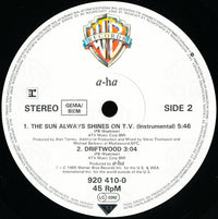 a-ha : The Sun Always Shines On T.V. (12", Maxi, Pos)