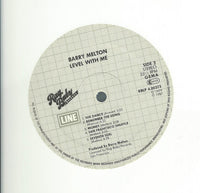 Barry Melton : Level With Me (LP, Album, RP, Whi)