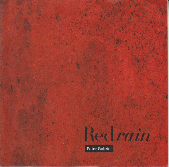 Peter Gabriel : Red Rain (7", Single)