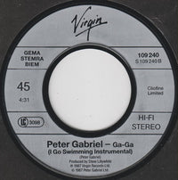 Peter Gabriel : Red Rain (7", Single)