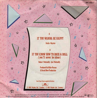 Rocky Sharpe And The Replays* : If You Wanna Be Happy (7", Single)