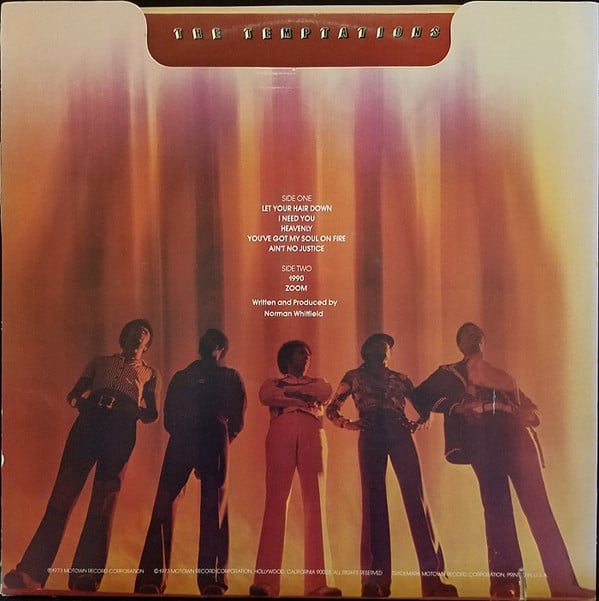 The Temptations : 1990 (LP, Album, Ind)