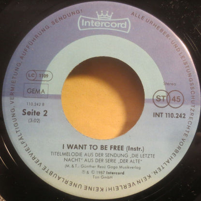 Edna Bejarano : I Want To Be Free (7", Single)