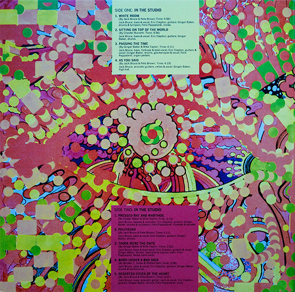 Cream (2) : Wheels Of Fire (2xLP, Album, RE, 180)