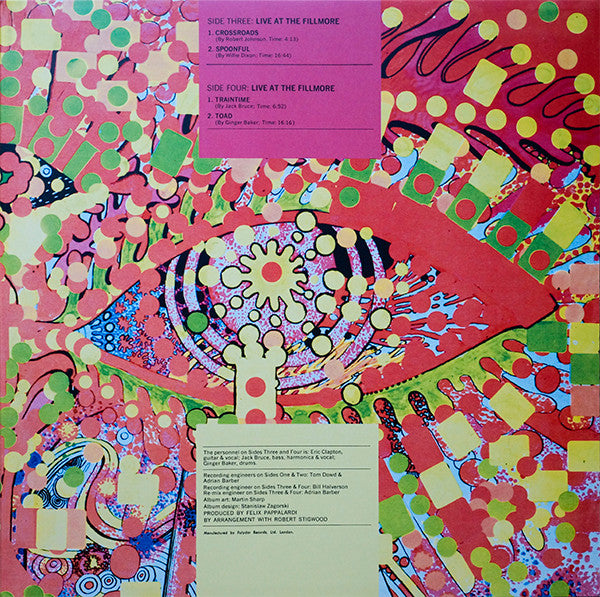 Cream (2) : Wheels Of Fire (2xLP, Album, RE, 180)