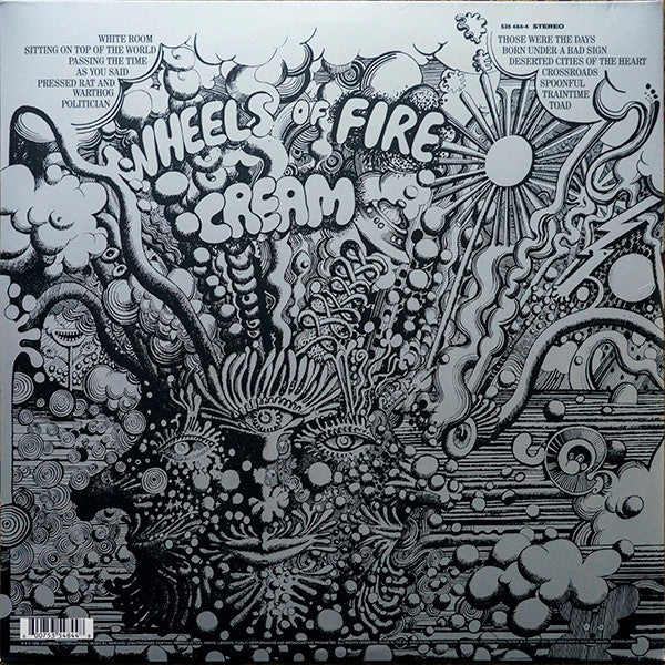 Cream (2) : Wheels Of Fire (2xLP, Album, RE, 180)