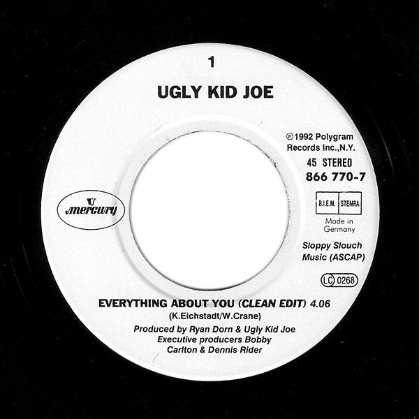 Ugly Kid Joe : Everything About You (7", Single)
