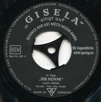Gisela Jonas : Aber Der Novak Lässt Mich Nicht Verkommen (7", EP)