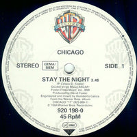 Chicago (2) : Stay The Night (12", Maxi)