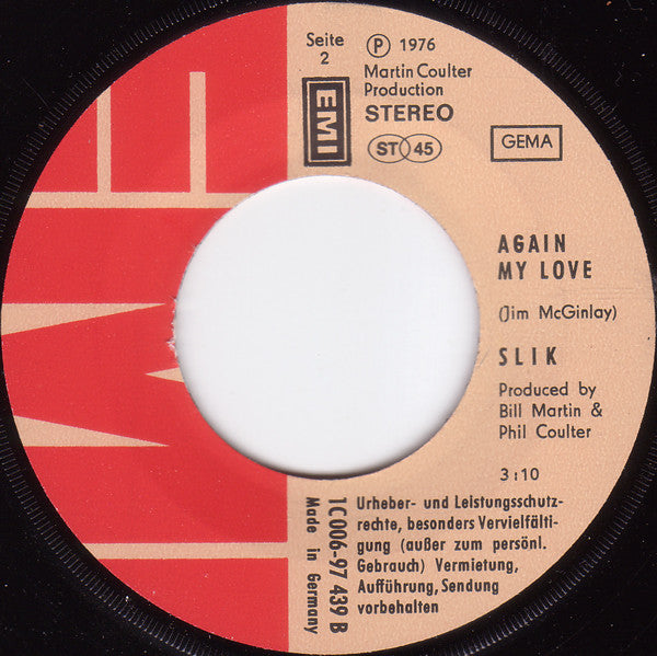Slik : Forever And Ever (7", Single)