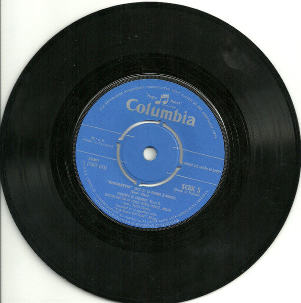 Maria Callas / Giuseppe di Stefano : Rigoletto: Caro Nome / La Donna È Mobile (7")