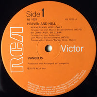 Vangelis : Heaven And Hell (LP, Album, Gat)