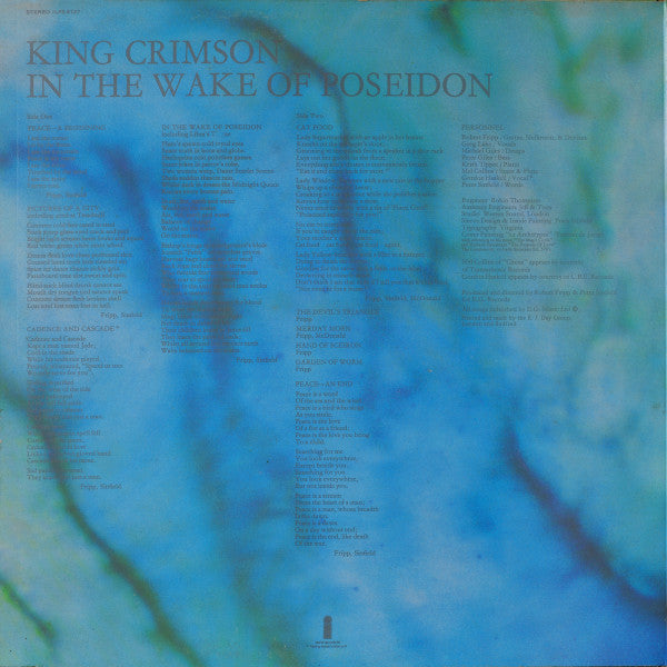 King Crimson : In The Wake Of Poseidon (LP, Album, RE)