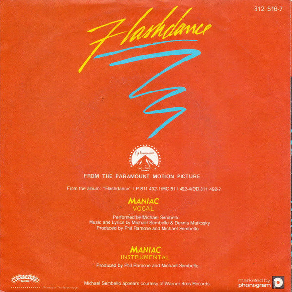 Michael Sembello : Maniac (7", Single)