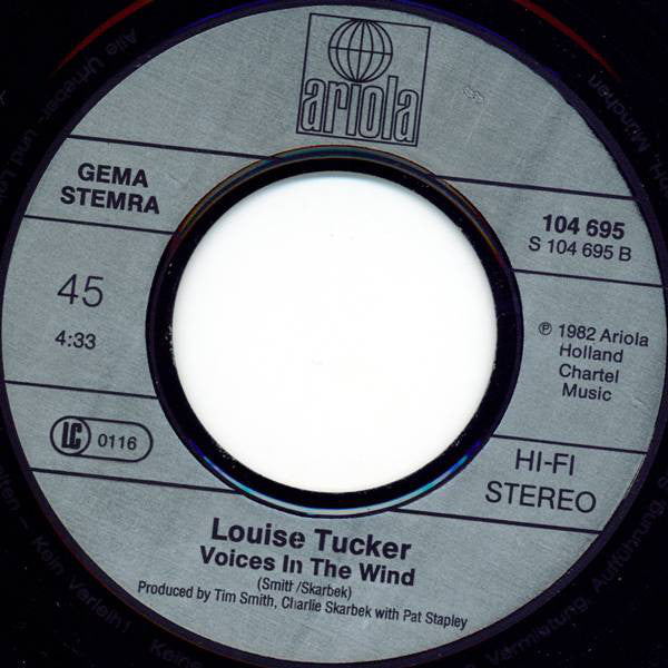 Midnight Blue (4) A Project With Louise Tucker : Midnight Blue (7", Single)