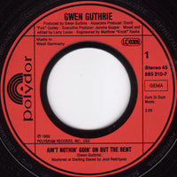 Gwen Guthrie : Ain't Nothin' Goin' On But The Rent (7", Single)