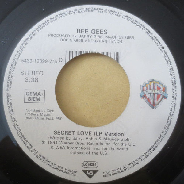 Bee Gees : Secret Love (7", Single, Lar)