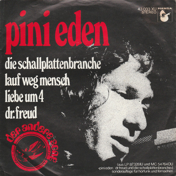 Pini Eden : Die Schallplattenbranche (7", Promo)