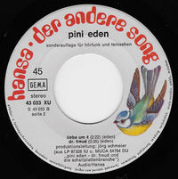 Pini Eden : Die Schallplattenbranche (7", Promo)