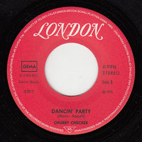 Chubby Checker : Dancin' Party (7", Single, RE)