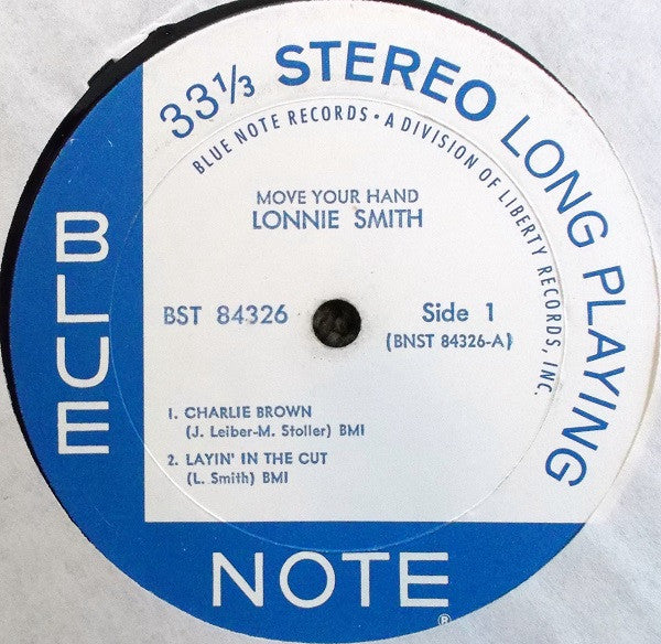 Lonnie Smith : Move Your Hand (LP, Album, Gat)