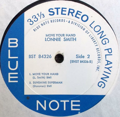 Lonnie Smith : Move Your Hand (LP, Album, Gat)