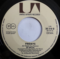 Ed Welch : It Ain't Easy / Fridays (7", Single)