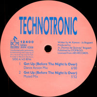 Technotronic : Get Up! (Before The Night Is Over) (12", Maxi)