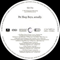 Pet Shop Boys : Actually (LP, Album)