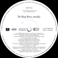 Pet Shop Boys : Actually (LP, Album)
