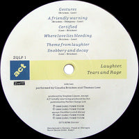 Act : Laughter, Tears And Rage (LP, Album)