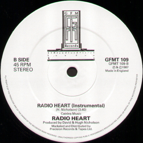 Radio Heart Featuring Gary Numan : Radio Heart (12")
