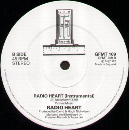 Radio Heart Featuring Gary Numan : Radio Heart (12")