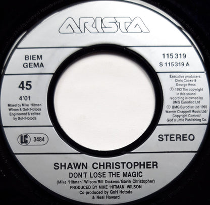 Shawn Christopher : Don't Lose The Magic (7", Single)