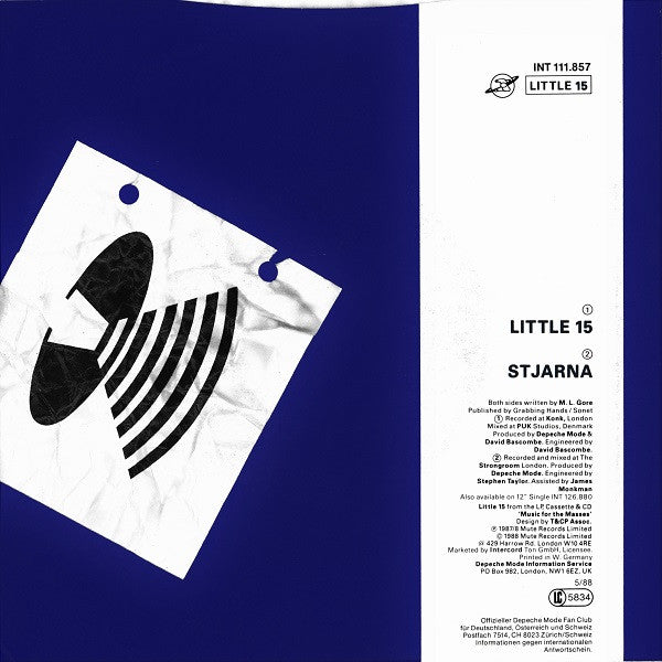 Depeche Mode : Little 15 (7", Single)